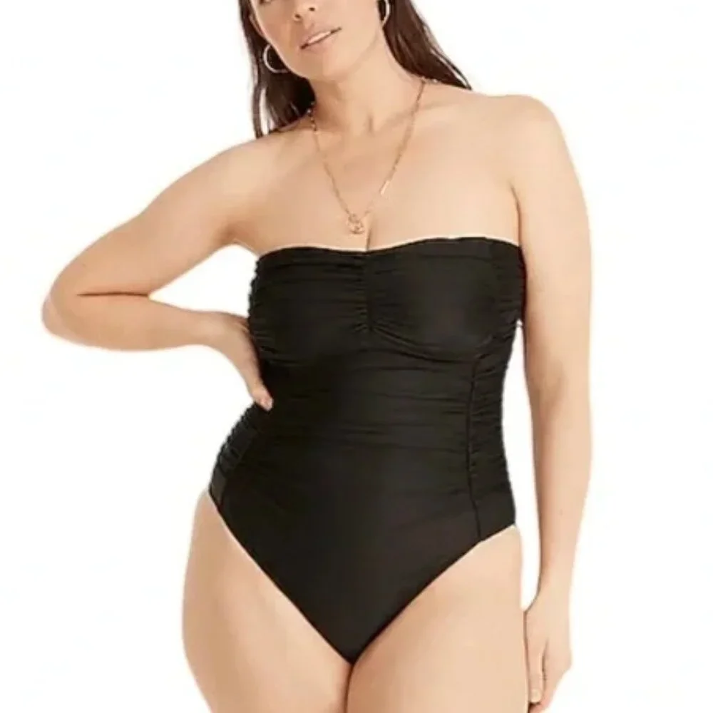 J. Crew black ruched